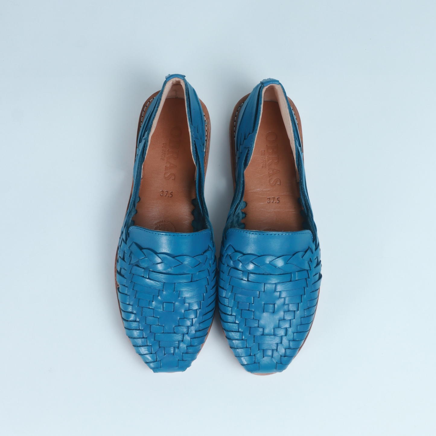 Denim Blue Leather Isabel Loafer