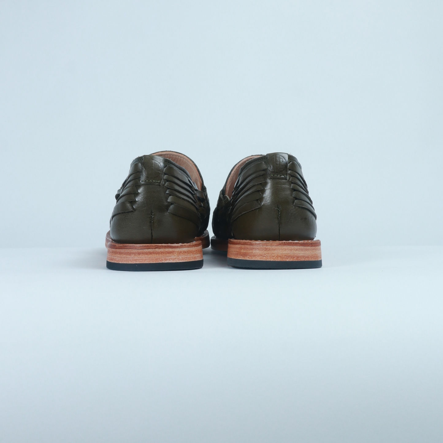 Olive Green Leather Sebastian Loafer