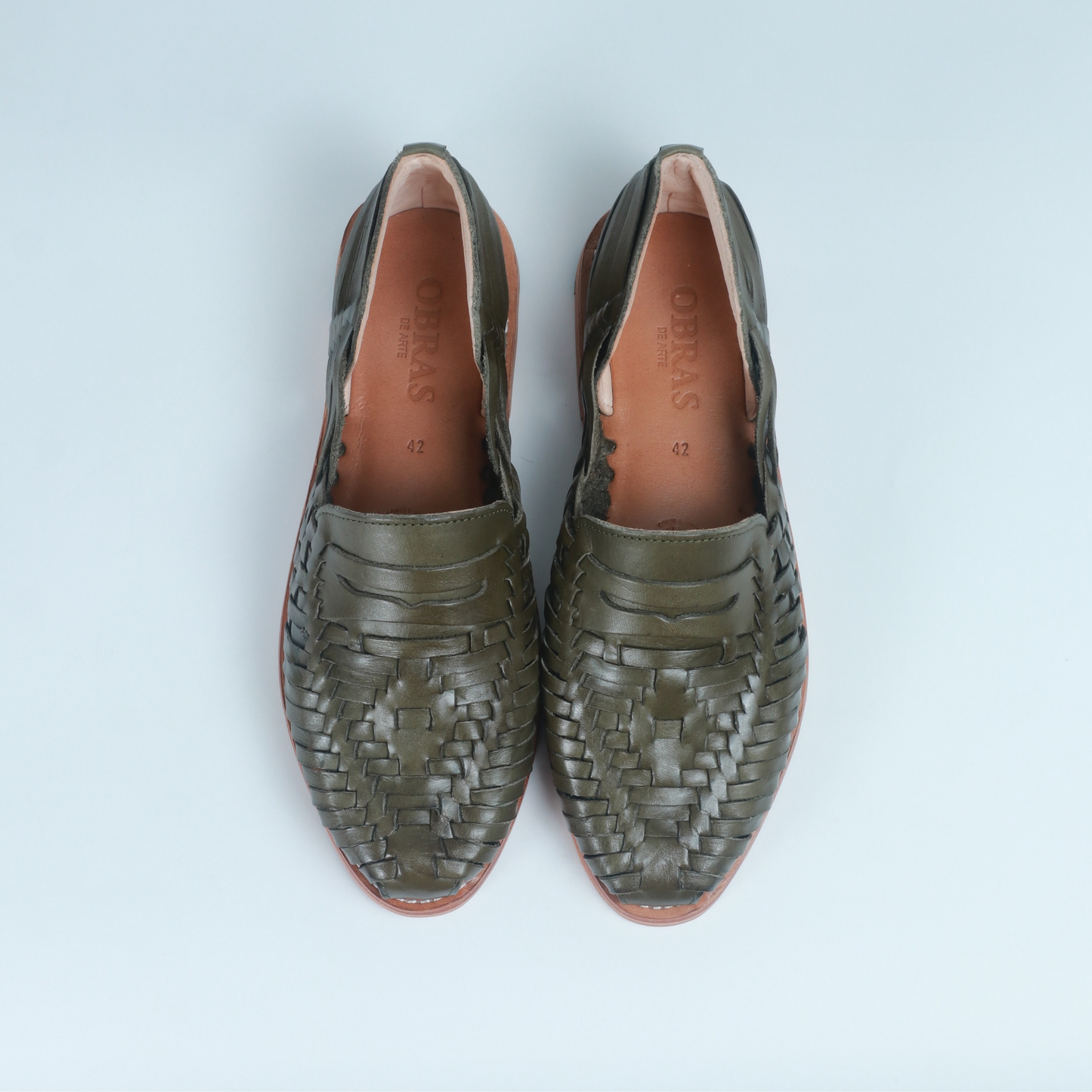 Olive Green Leather Sebastian Loafer