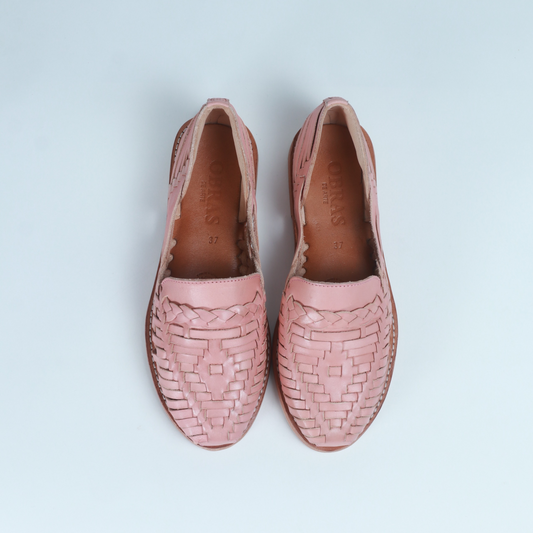 Light Pink Leather Isabel Loafer