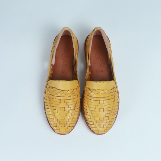 Yellow Leather Isabel Loafer